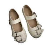Damen Ballerinas mit modischen Schnallen und bequemer Innensohle R&B