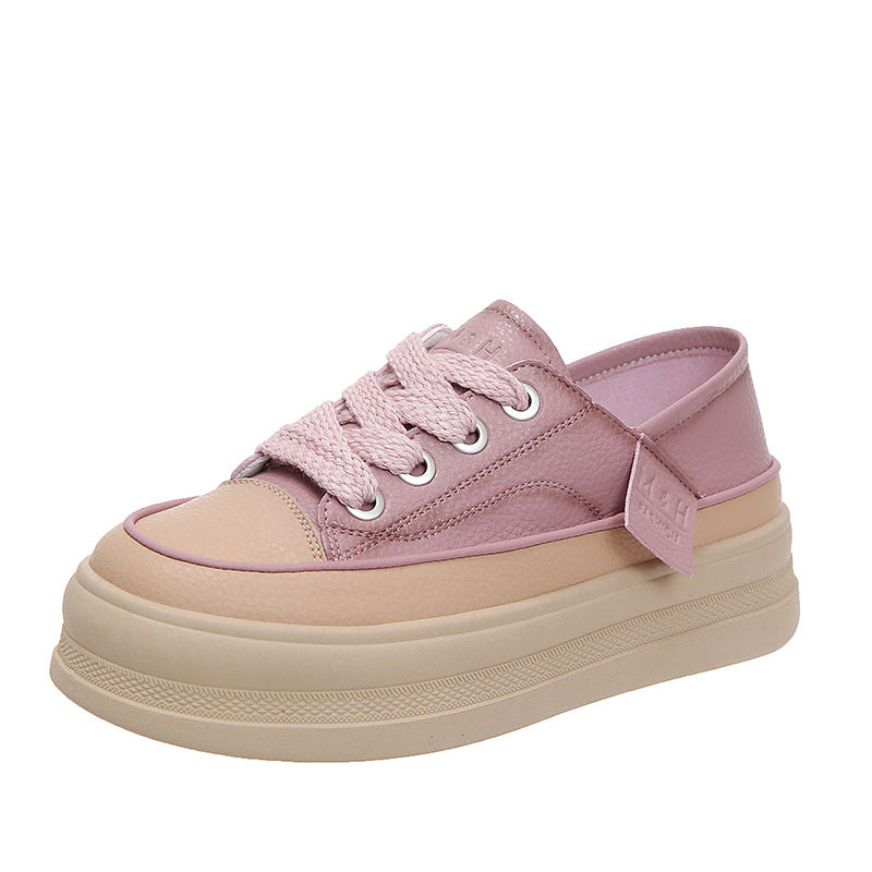 Damen Bequeme Sneaker mit Plateau-Sohle R&B