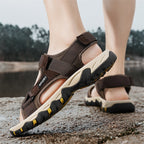 Herren Sportliche Outdoor-Sandalen mit verstellbarem Riemensystem R&B