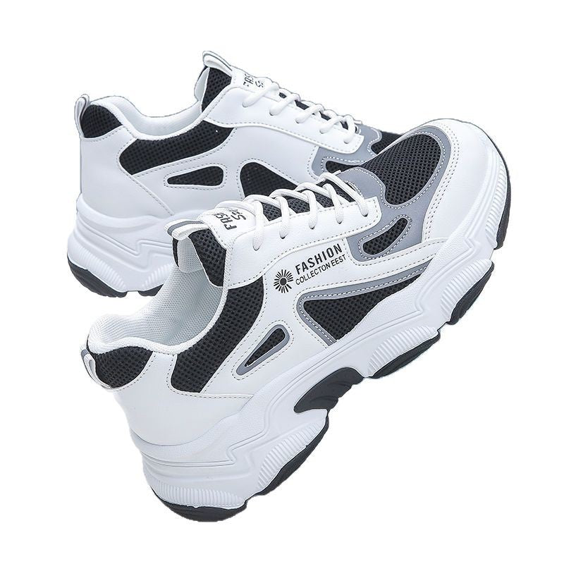 Damen Sportliche Freizeitsneaker mit dämpfender Sohle und atmungsaktiver Mesh-Oberfläche R&B