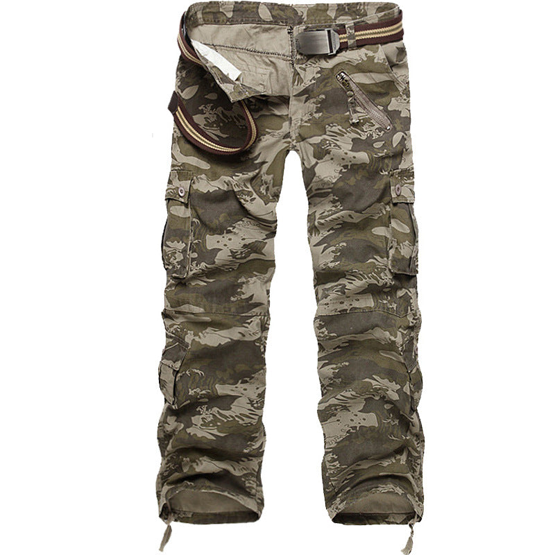 Herren Cargo-Hose mit elastischem Bund und vielseitigen Taschen R&B