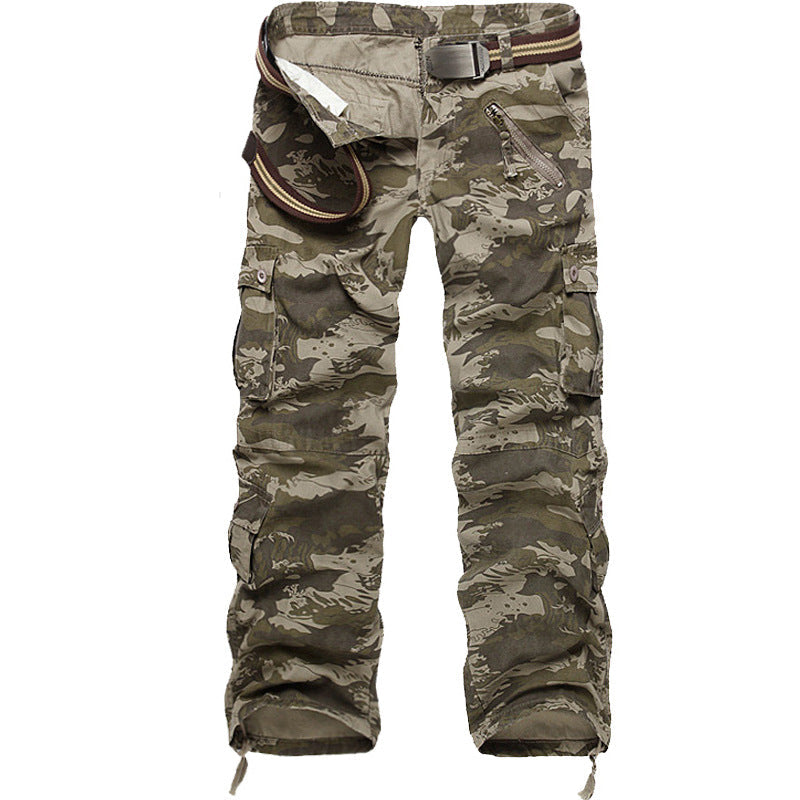 Herren Cargo-Hose mit elastischem Bund und vielseitigen Taschen
