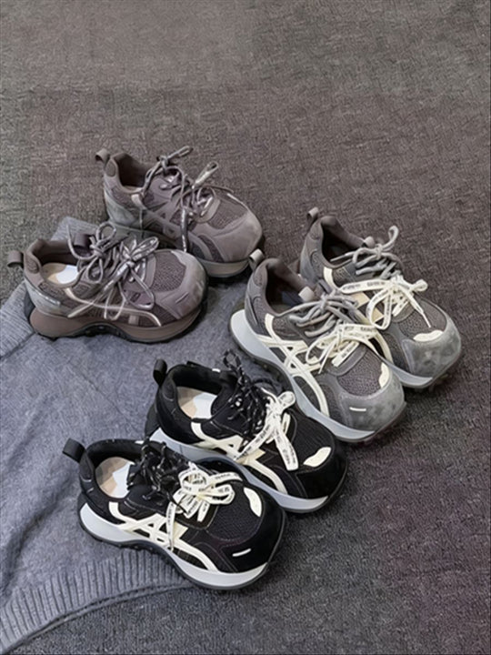 Damen Sportliche Sneakers mit atmungsaktivem Mesh und dämpfender Sohle R&B