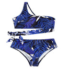 Damen Triangel-Bikini mit asymmetrischem Design und praktischen BindR&Bändern R&B