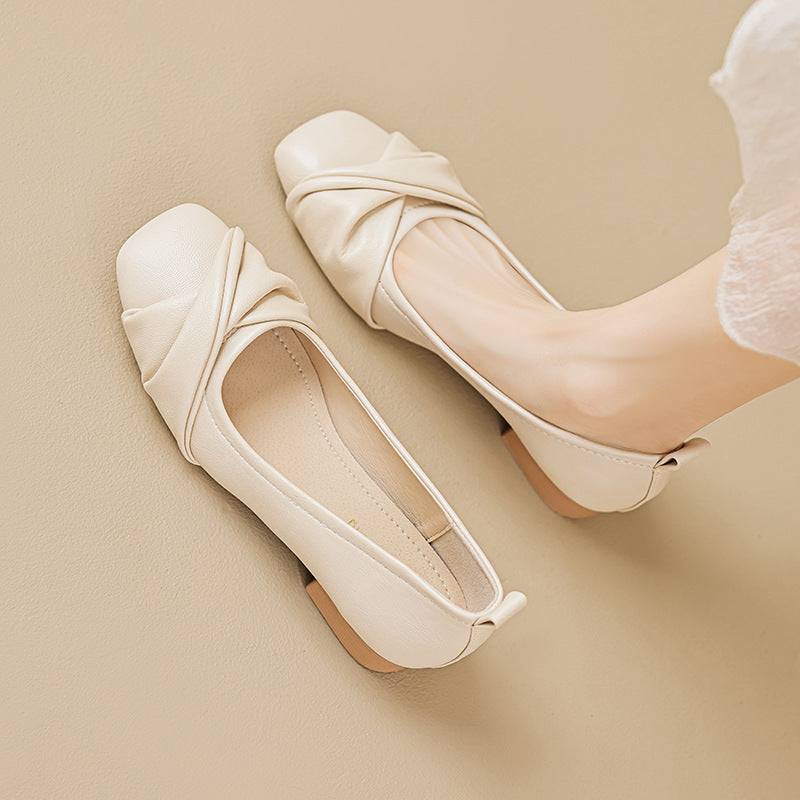 Damen Ballerinas mit elegantem Knoten-Design