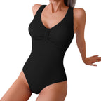 Damen Badeanzug mit strukturiertem Stoff R&B