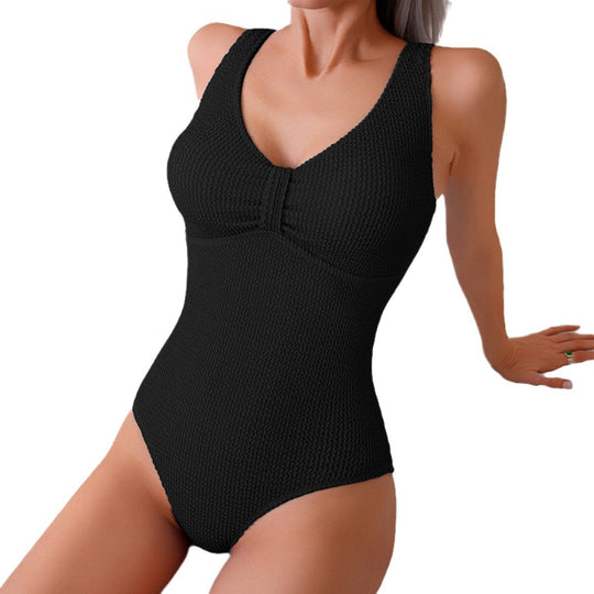 Damen Badeanzug mit strukturiertem Stoff R&B