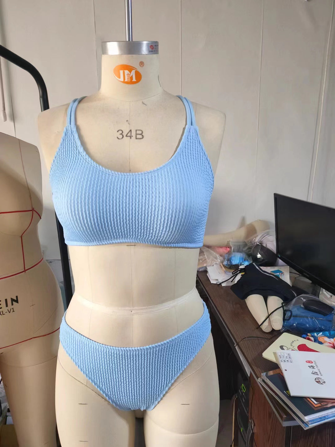 Damen Sport-Bikini mit hoch geschnittenem Höschen R&B