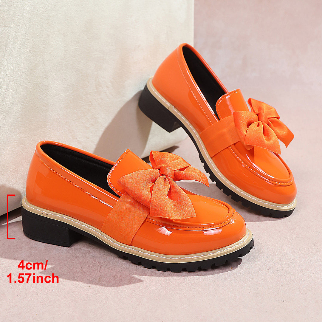 Damen Ballerina-Schuhe mit dekorativen Schleifen und rutschfester Sohle R&B