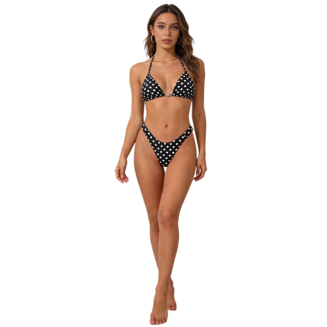 Damen Triangel-Bikini mit aufregendem Leo-Muster R&B