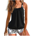 Damen Tankini-Set mit raffinierten Rüschendetails und sportlichem Schnitt R&B