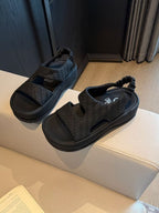 Damen Sandalen mit atmungsaktivem Obermaterial und flexiblem Riemchendesign R&B