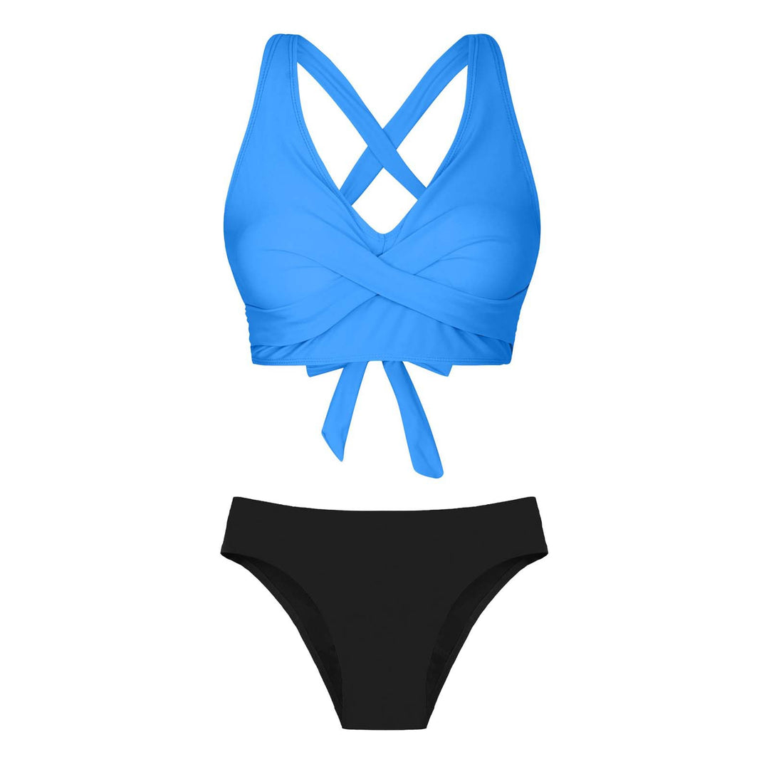 Damen Zweiteiliger Badeanzug mit floralem Design R&B