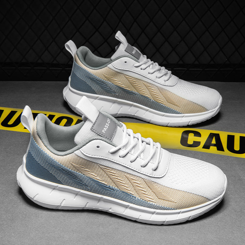 Damen Lauf-Sneaker mit atmungsaktiver Mesh-Oberfläche und dämpfender Sohle