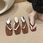 Damen Riemensandaletten mit elegantem Querriemen-Design R&B