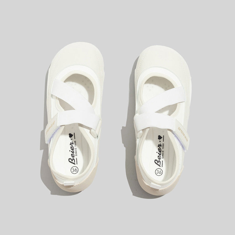 Damen Sportliche Freizeitschuhe mit verstellbarem Klettverschluss und rutschfester Sohle