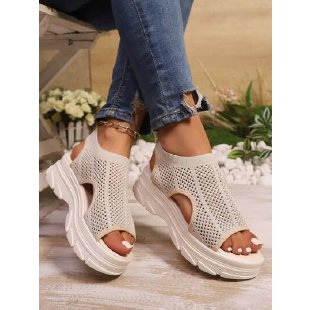 Damen Atletische Freizeit-Sandalen mit atmungsaktivem Mesh-Obermaterial R&B