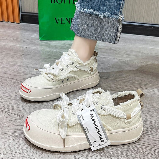 Damen Trendige Sneakers mit auffälligem Design und innovativer Schnürung R&B