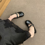 Damen elegante Ballerinas mit modischem Riemchen und komfortablem Fußbett R&B
