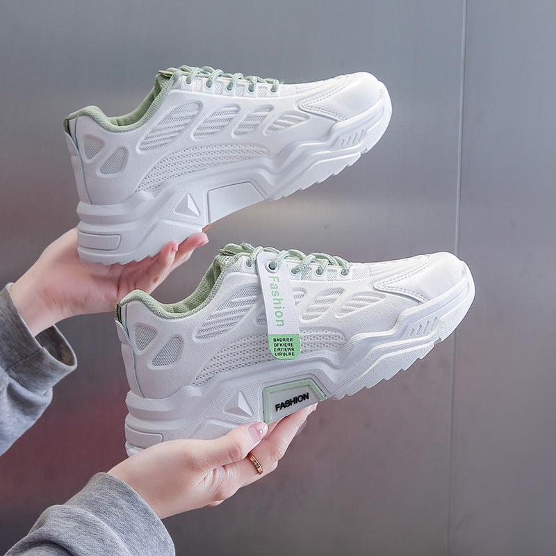 Damen Sportliche Sneakers mit atmungsaktiver Mesh-Oberfläche und dämpfender Sohle R&B