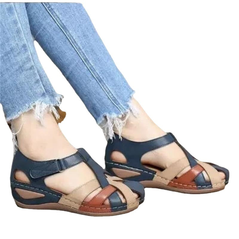 Damen Komfortable und stilvolle Wedge-Sandalen mit anatomischem Fußbett R&B