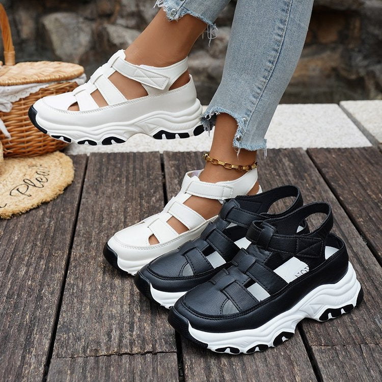 Damen Sportliche und modische Bequem-Sandalen mit verstellbaren Riemen R&B