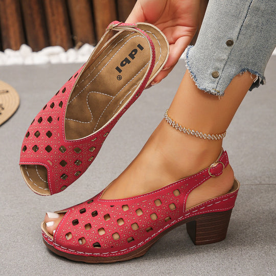 Damen Sandalen mit verziertem Schnitt R&B