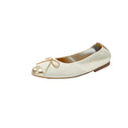 Damen elegante Ballerinas mit dekorativer Schleifenverzierung und hochwertigem Obermaterial R&B