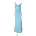 Damen Figurbetontes Maxikleid mit elegantem Wickeldesign R&B