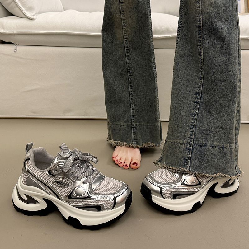 Damen Chunky Sneakers mit ergonomischer Dämpfung und sportlichem Design R&B