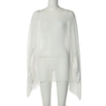 Damen Chiffon Überwurf mit eleganten Ärmelausschnitten R&B