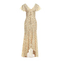 Damen Maxikleid mit floralem Design und raffinierten Cut-Outs R&B