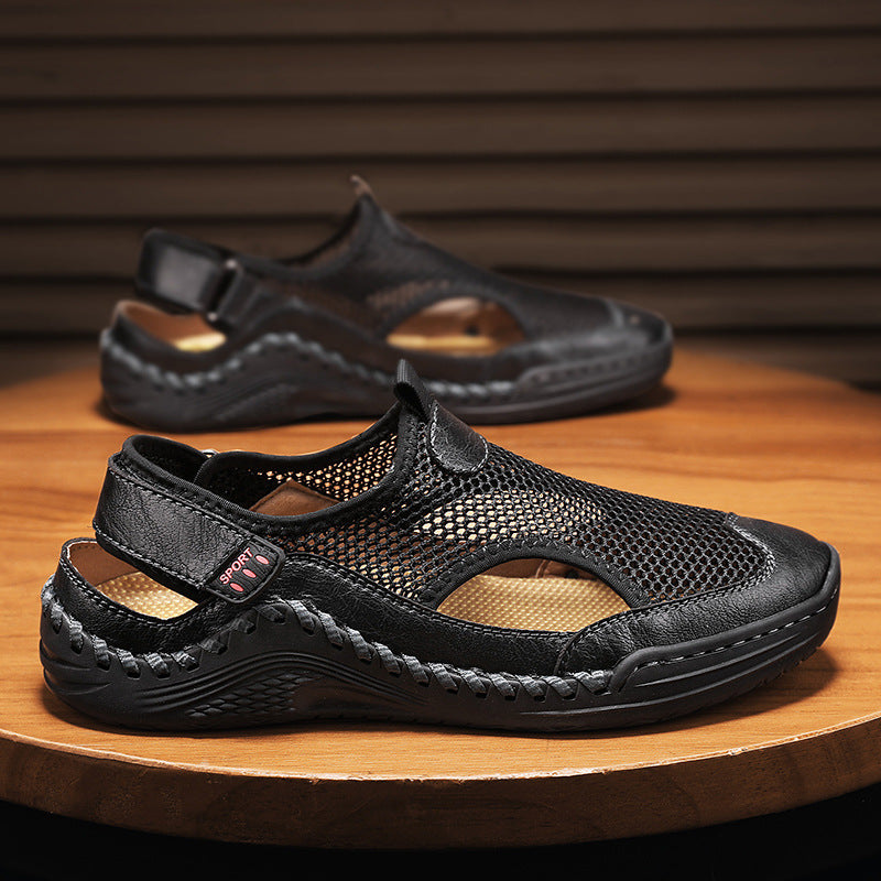 Damen Sportliche Outdoor-Sandalen mit rutschfester Sohle und atmungsaktivem Netz R&B
