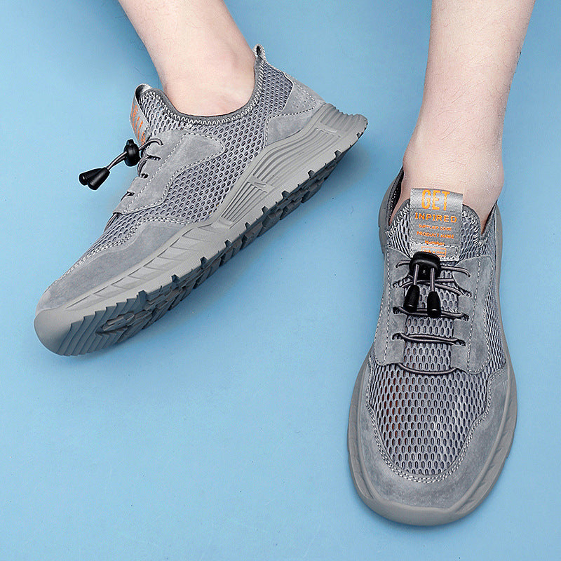 Damen Sportliche Freizeitschuhe mit atmungsaktivem Mesh-Obermaterial und innovativem Schnürsystem