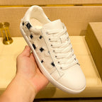 Damen Modische Sneakers aus hochwertigem Leder mit einzigartigem Design und bequemer Dämpfung R&B
