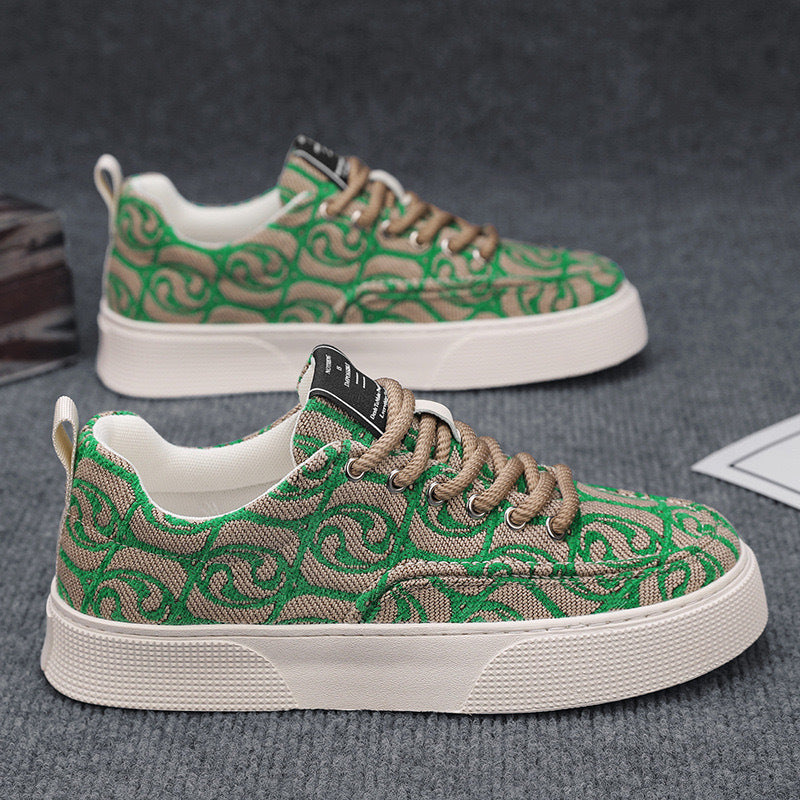 Damen Modische Sneakers mit hochwertiger Textiloberfläche R&B