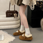 Damen Clogs mit weichem Innenfutter und modischem Riemen R&B
