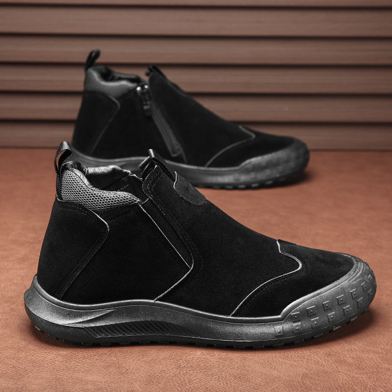 Damen Bequeme und modische Stiefel mit Reißverschluss R&B