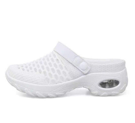 Damen Atmungsaktive Clogs mit elastischem Komfort und rutschfester Sohle R&B