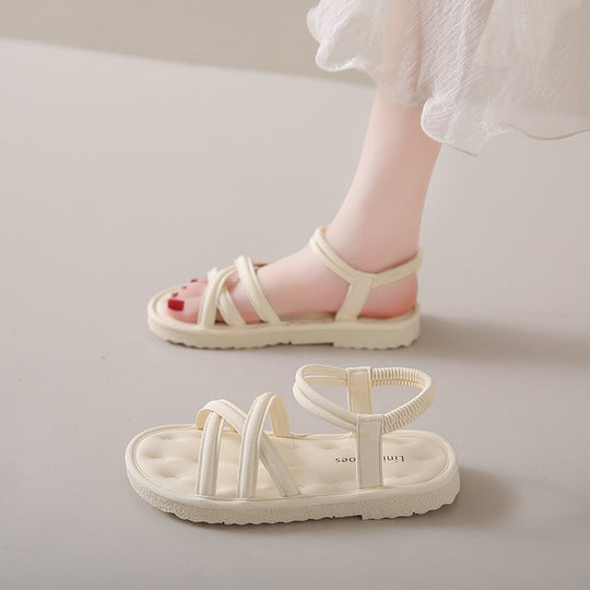 Damen bequeme Sandalen mit elastischem Riemensystem R&B