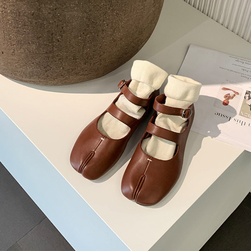 Damen Slingback-Ballerinas mit elegantem Schnallenverschluss und perfekter Passform R&B
