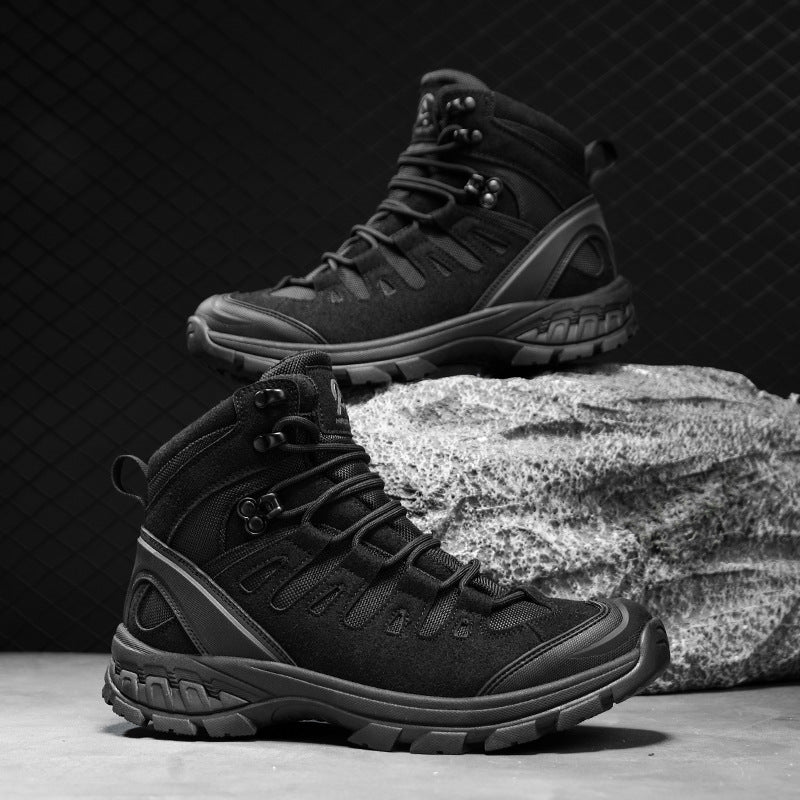 Herren Wanderstiefel mit atmungsaktivem Obermaterial und rutschfester Sohle R&B
