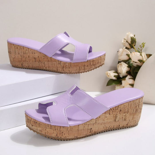 Damen Wedge-Sandaletten mit elegantem Kork-Design R&B