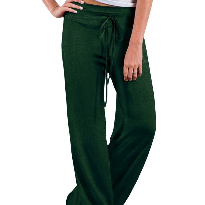 Damen Weite Freizeithose mit Kordelzug und lockerer Passform R&B