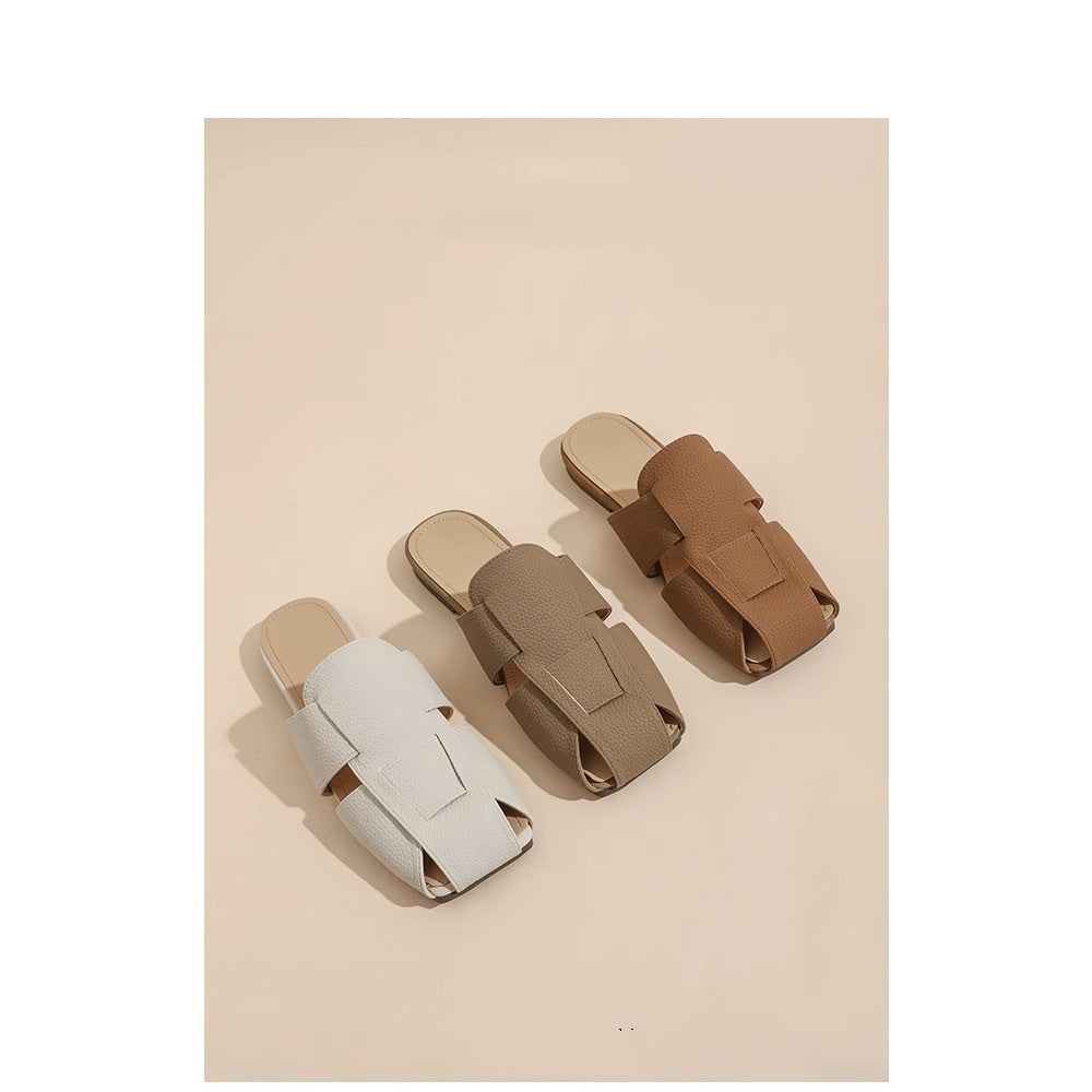 Damen modische Clogs mit weichem Fußbetten und stylischer Überlappung R&B