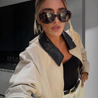 Damen Modische Übergangsjacke mit lässigem Schnitt und eleganten Details R&B