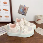 Damen Sportliche Hochsohle Sneakers mit verspieltem Design R&B