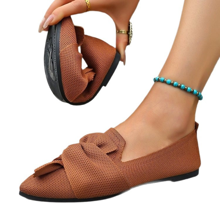 Damen Ballerinas mit großem Schleifendetail R&B 1780917992