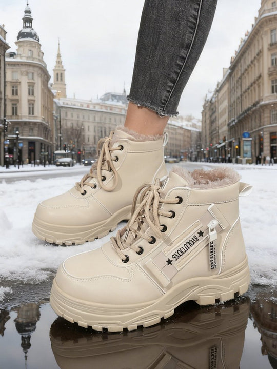 Damen Sportliche Winterstiefel mit kuscheligem Innenfutter R&B