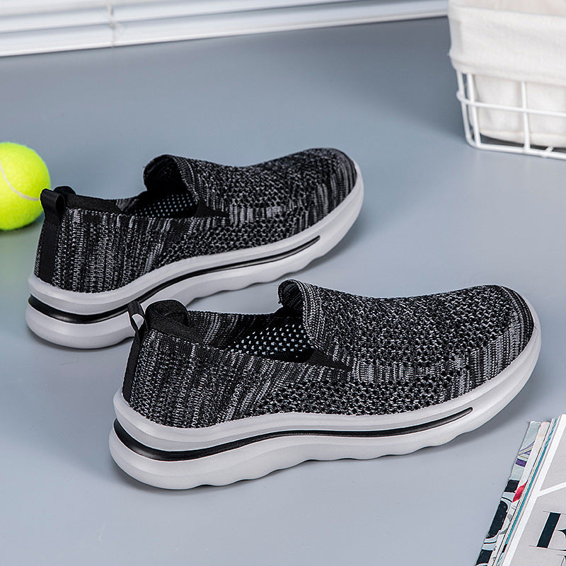Damen Slip-On Sneakers aus atmungsaktivem Mesh mit komfortabler Sohle R&B